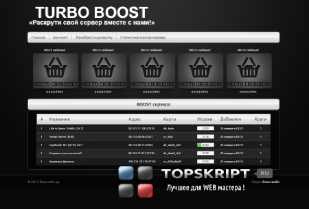 Скрипт Turbo Boost 1.0