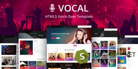 Vocal - HTMLTemplate for Voice Over or Dubbing artist