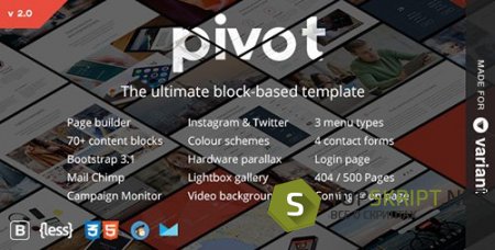 Бизнес шаблон Pivot  [HTML]
